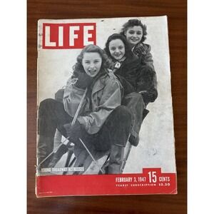 LIFE Magazine – February 3, 1947 – "Young Broadway Actresses" Cover Labor Strike
